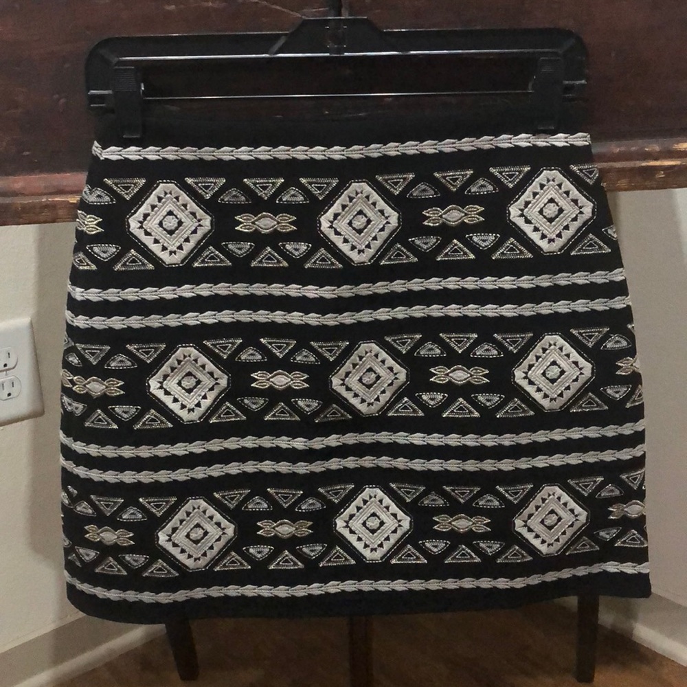 Ark & Co Embroidered Party Mini Skirt